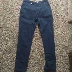 Zara Navy Blue Chinos 29x30